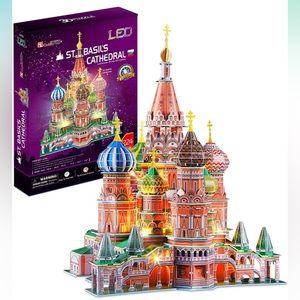 St. Basil's Cathedral 3D Puzzle - LED